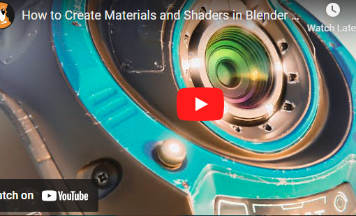 Download CGCookie – Fundamentals of Blender Materials & Shading Course