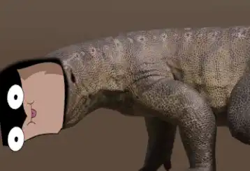 Download CGtrader Megalania dinosaur Low-poly 3D Model Free