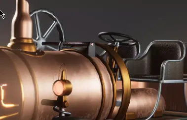 Download Unreal Engine – Driveable SteamPunk Car Rigged Cracked