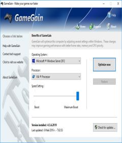 Download GameBoost 3.9.16.2019 + keygen