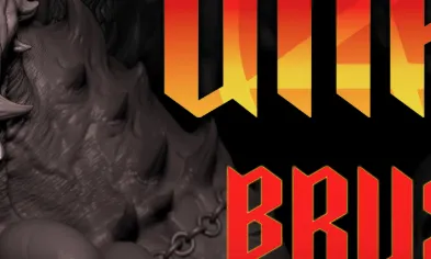 Download Blender and Zbrush 45 Unholy Brushes Pack Crack