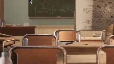 Download High School Classroom Environment Unreal Engine 5.7 Free