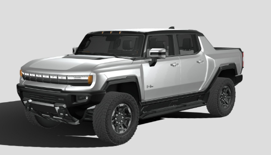 Download SketchFab Hummer EV 2022 with interior Model Crack