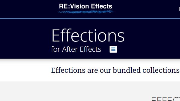 Download REVisionFX Effections Plus 25.08 OFX AE PR Crack
