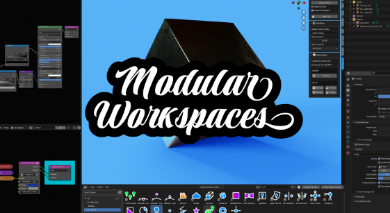 Download Blender 3.2 Modular Workspaces v1.2.0 Crack