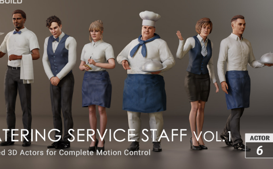 Download Reallusion – Actorcore Catering Service Staff Vol.1 Crack Fast