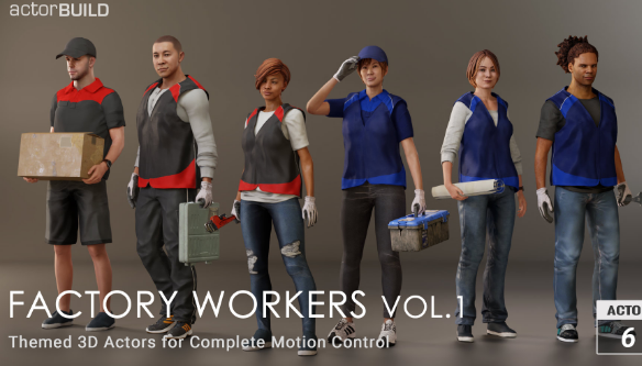 Download Reallusion – Actorcore Factory Workers Vol.1 Crack Fast