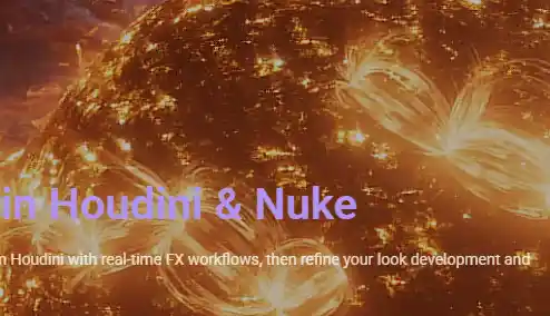 Download Solar Flares in Houdini Nuke Course (Voxyde) Free