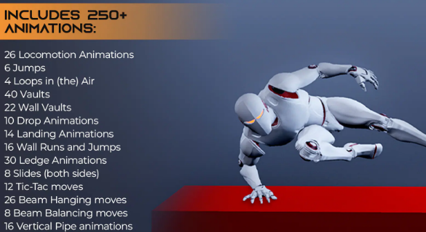 Download Unreal Engine 5 250+ Parkour Animations Pack FREE 2023