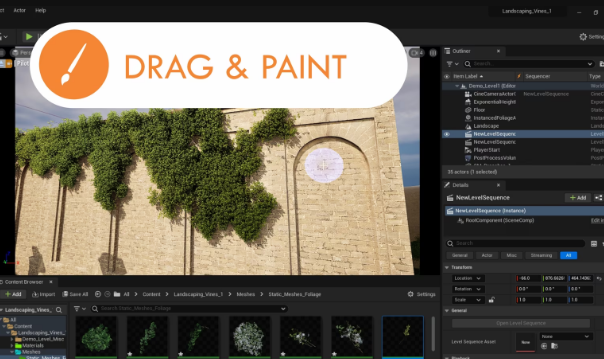Download Unreal Engine 5.2 – Landscaping Vines 1 Crack 2023