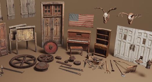 Download UnrealEngine 5.0 – Old West VOL. 6 – Town and Industrial Free