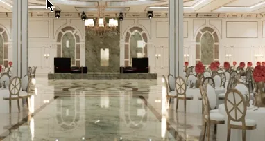 Download Unreal Engine 5.0+ Wedding Hall Models Full