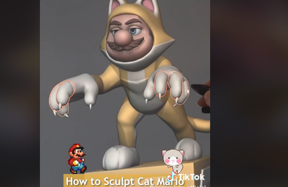 Download YanSculpts – Mario Cat Sculpting Full Tutorial FREE