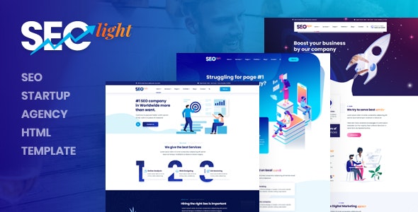 Seclight v1.0 - Seo Startup Agency HTML Template