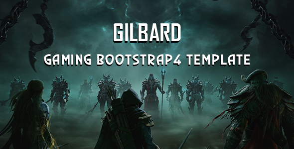 Gilbard - Gaming Bootstrap 4 Template
