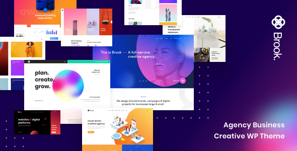 Brook v2.1.0 - Agency Business Creative WordPress Theme