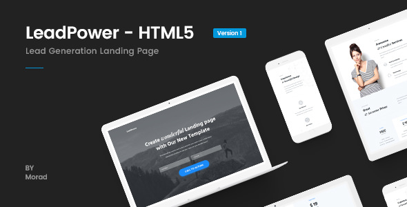Download LeadPower – Lead Generation HTML5 Landing Page Template | Free Nulled Scripts