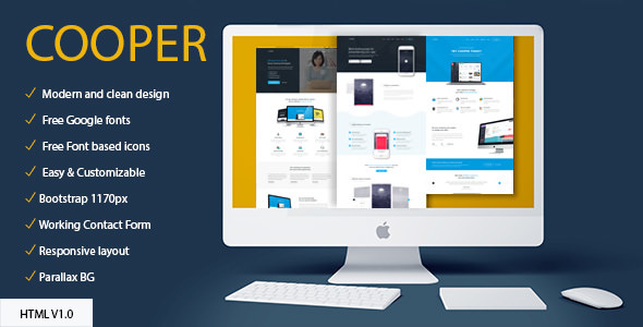 Download COOPER – MultiPurpose HTML Template | Free Nulled Scripts