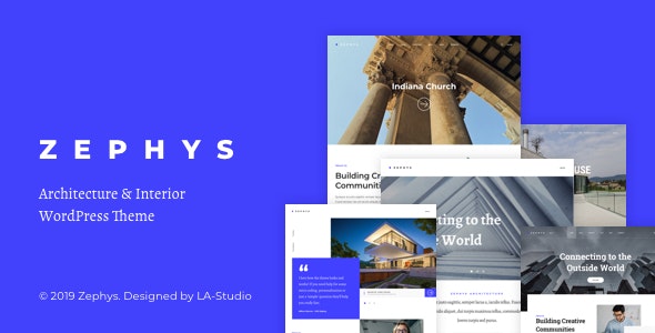Zephys v1.0.8 - Architecture & Interior WordPress Theme