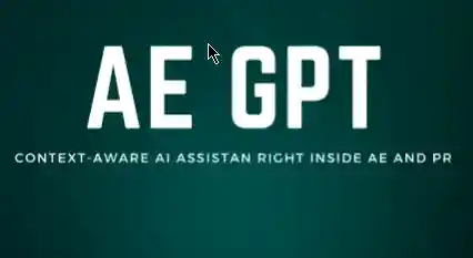 Download aescripts AE GPT v1.1.0 Crack Smart AI Assistant Free