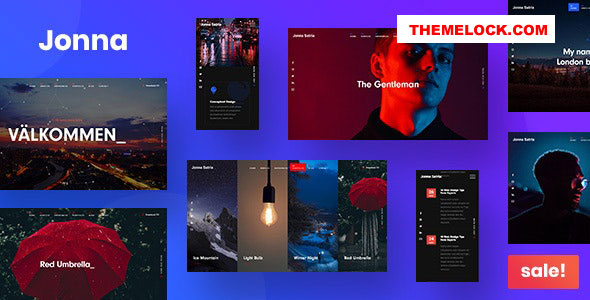 Jonna v1.0 - Personal / Resume / Portfolio Website Template