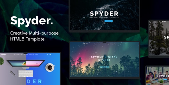 Spyder v1.0 - One Page Multipurpose HTML Template