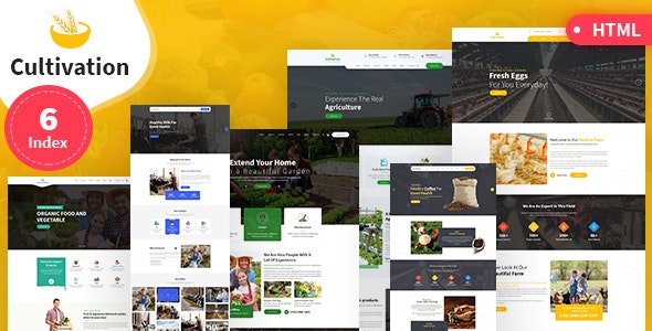 Cultivation v1.0 - Multipurpose Responsive HTML Template