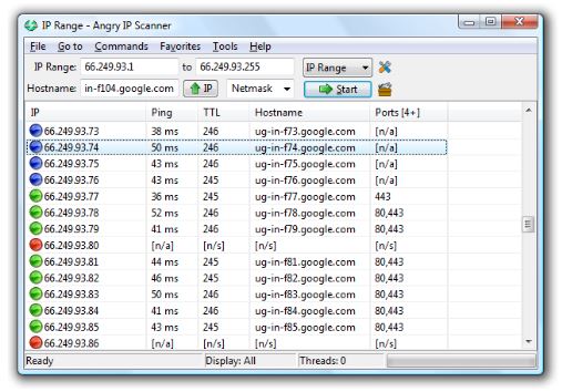 Download Angry IP Scanner v3.9.3 Portable