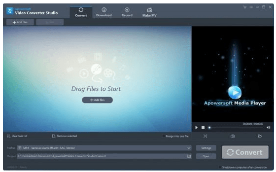 Download Apowersoft Video Converter Studio 4.8.6.4 Portable [Latest]