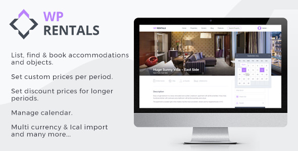 WP Rentals v2.2 - Booking Accommodation WordPress Theme