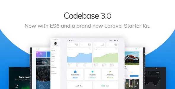 Codebase v3.0 - Bootstrap 4 Admin Dashboard Template & Laravel Starter Kit