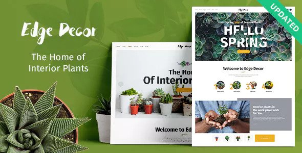 Edge Decor v1.2.1 - A Modern Gardening & Landscaping Theme