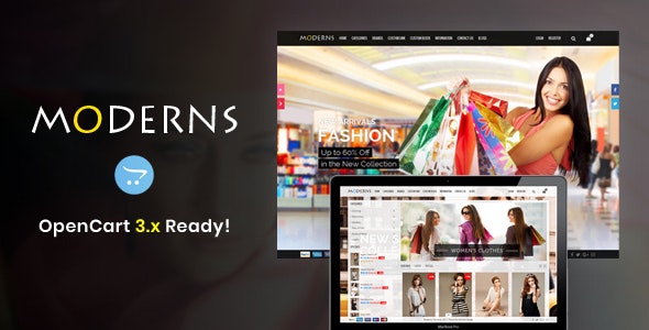 Moderns v3.3 - OpenCart Theme