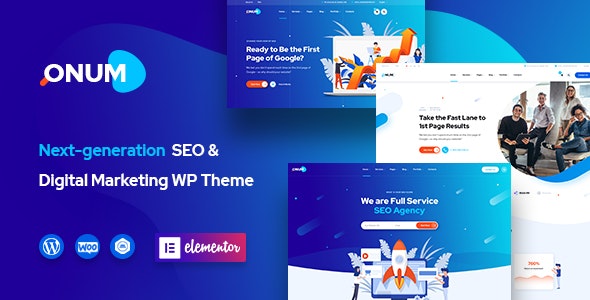 Onum v1.2.1 - SEO & Marketing Elementor WordPress Theme