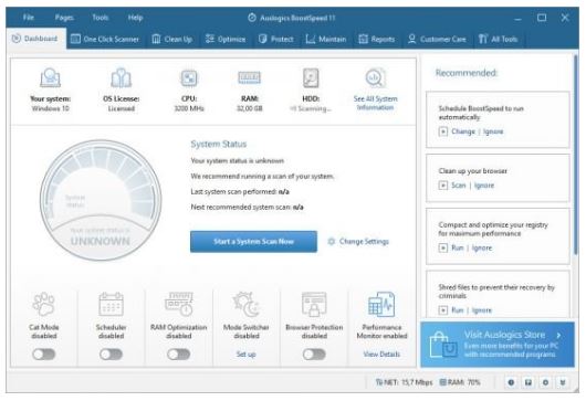 Download Auslogics BoostSpeed 14.1.0.1 Multilingual Portable