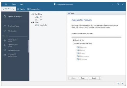 Download Auslogics File Recovery 12.1.1 Multilingual Portable