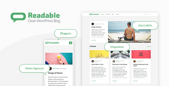 Readable v2.3.0 - Blogging Theme Focused on Readability