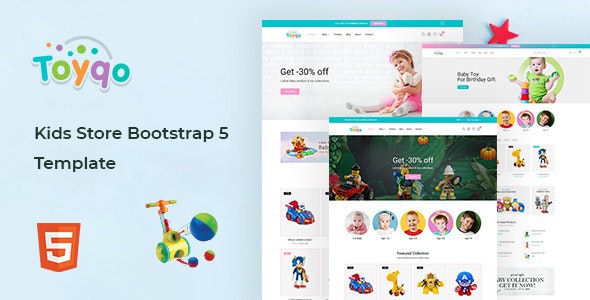 Toyqo v1.0 - Kids Store Bootstrap 5 Template
