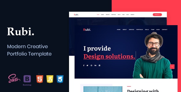 Rubi v1.0 - Creative Portfolio Template