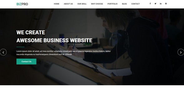 Download Bizpro v1.1 – OnePage HTML Business Template | Free Nulled Scripts
