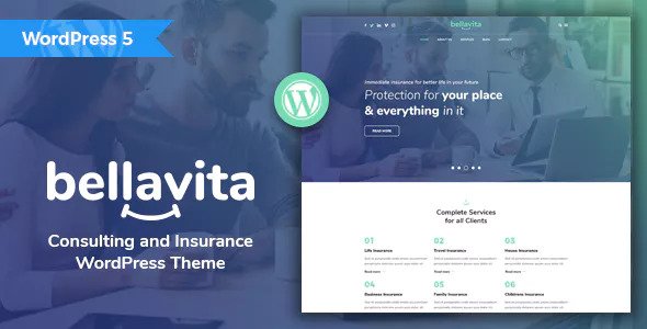 Bellavita v1.2.1 - Insurance & Finance WordPress Theme