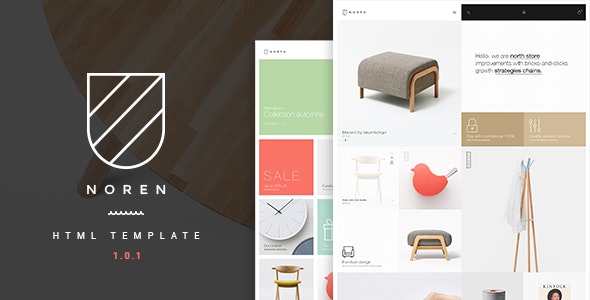 Noren v1.0.1 - Multi Store Responsive HTML Template