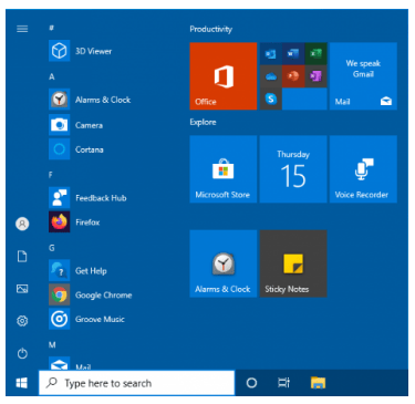 Backup Start Menu Layout