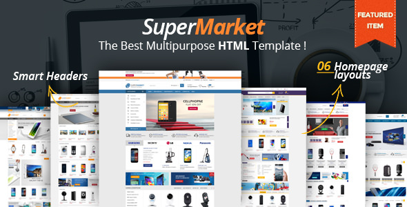 Download SuperMarket – Premium HTML Template | Free Nulled Scripts