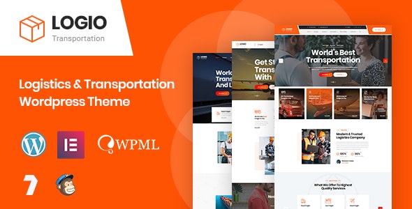 Logio v1.0 - Logistics & Transportation WordPress Theme