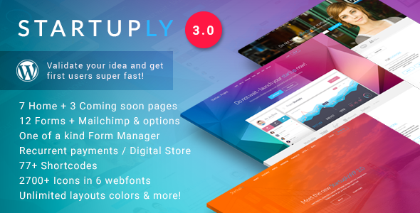 Startuply v3.0.10 - Multi-Purpose Startup Theme