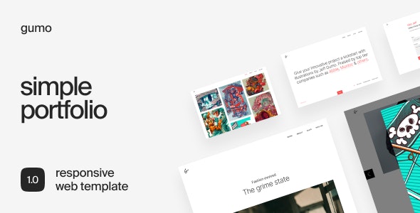 Gumo v1.0 – Simple Portfolio Template