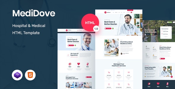 MediDove v1.0 - Medical and Health HTML5 Template