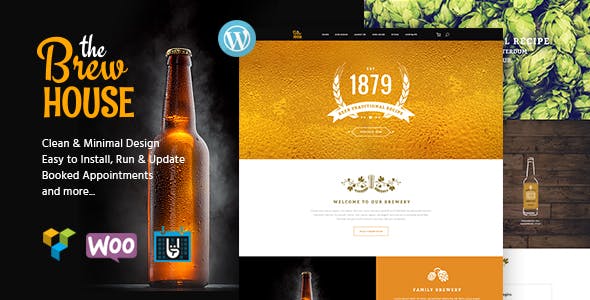 The Brew House v1.5 - Brewery / Pub / Restaurant WordPress Theme