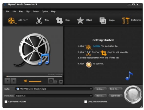 Download Bigasoft Audio Converter 5.8.2.9497 Multilingual Portable